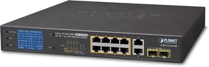 GSD-1222VHP 8-Port 10/100/1000T 802.3at PoE + 2-Port 10/100/1000T + 2-Port 1000X SFP Ethernet Switch with PoE LCD Monitor GSD-1222VHP 8-Port 10/100/1000T 802.3at PoE + 2-Port 10/100/1000T + 2-Port 1000X SFP Ethernet Switch with PoE LCD Monitor