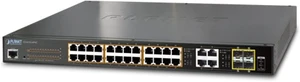 GS-4210-24PL4C IPv6/IPv4, 24-Port Managed 802.3at POE+ Gigabit Ethernet Switch + 4-Port Gigabit Combo TP/SFP (440W) GS-4210-24PL4C IPv6/IPv4, 24-Port Managed 802.3at POE+ Gigabit Ethernet Switch + 4-Port Gigabit Combo TP/SFP (440W)