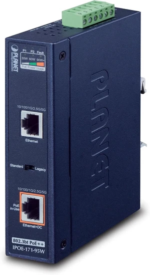 Planet IPOE-171-95W Single-Port PoE Injector Planet IPOE-171-95W Single-Port PoE Injector