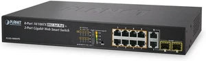 Planet FGSD-1008HPS Network Switch Fast Ethernet (10/100) Black 1U Power Over Ethernet (PoE) - Network Switches (Fast Ethernet (10/100), Full Duplex, Power Over Ethernet (PoE), 1U) Planet FGSD-1008HPS Network Switch Fast Ethernet (10/100) Black 1U Power Over Ethernet (PoE) - Network Switches (Fast Ethernet (10/100), Full Duplex, Power Over Ethernet (PoE), 1U)