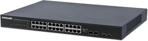 Intellinet 24-Port Gigabit PoE+ Switch, 10 GbE SFP+ Uplink, Black Intellinet 24-Port Gigabit PoE+ Switch, 10 GbE SFP+ Uplink, Black