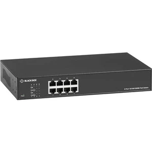 Black Box LPB1300 Series Gigabit Ethernet PoE+ Switch - 8 Ports - TAA Compliant - 2 Layer Supported - 30 W PoE Budget - Twisted Pair - PoE Ports - Desktop - 1 Year Limited Warranty Black Box LPB1300 Series Gigabit Ethernet PoE+ Switch - 8 Ports - TAA Compliant - 2 Layer Supported - 30 W PoE Budget - Twisted Pair - PoE Ports - Desktop - 1 Year Limited Warranty