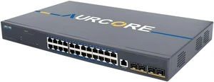 AES4001 24-Port Gigabit L3 Switch with 10G SFP+ Uplinks, Layer 3 Routing, 1U Rackmount, VLAN QoS ACL, 3-Year Warranty AES4001 24-Port Gigabit L3 Switch with 10G SFP+ Uplinks, Layer 3 Routing, 1U Rackmount, VLAN QoS ACL, 3-Year Warranty