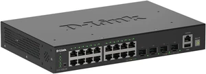 D-Link DGS-1530-20 16-Port Gigabit Stackable Smart Managed Switch 4 Ports 10G SFP+ for uplink, 6kV Surge Protection on ethernet Ports, QoS, Enterprise Security, RPS Support D-Link DGS-1530-20 16-Port Gigabit Stackable Smart Managed Switch 4 Ports 10G SFP+ for uplink, 6kV Surge Protection on ethernet Ports, QoS, Enterprise Security, RPS Support