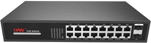 18-Port Full Gigabit PoE Switch,16*10/100/1000M Adaptive RJ45 Ports, 2*1000M Uplink SFP Ports,IEEE 802.3 af/at PoE Standard Unmanaged PoE Switch 18-Port Full Gigabit PoE Switch,16*10/100/1000M Adaptive RJ45 Ports, 2*1000M Uplink SFP Ports,IEEE 802.3 af/at PoE Standard Unmanaged PoE Switch