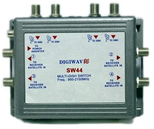 Digiwave 4 in 4 Out Satellite Switch Digiwave 4 in 4 Out Satellite Switch