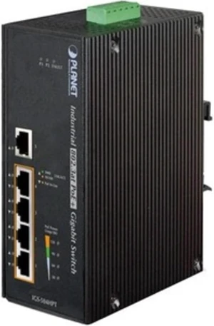 Planet IGS-504HPT Industrial 5-Port Gigabit Switch w/ 4-Port 802.3at PoE+ Planet IGS-504HPT Industrial 5-Port Gigabit Switch w/ 4-Port 802.3at PoE+