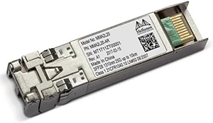 Mellanox Technologies SFP28 transceiver Module - 25 Gigabit LAN - 25GBase-LR - LC - up to 6.2 Miles - 1310 nm Mellanox Technologies SFP28 transceiver Module - 25 Gigabit LAN - 25GBase-LR - LC - up to 6.2 Miles - 1310 nm