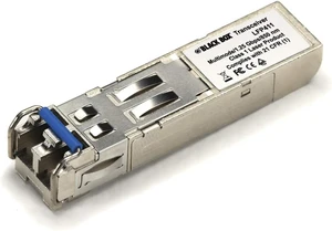 Black Box GIGABIT (1.25-GBPS) Extreme Temperature SFP with Extended Diagnostics - (1) 1.25 Black Box GIGABIT (1.25-GBPS) Extreme Temperature SFP with Extended Diagnostics - (1) 1.25