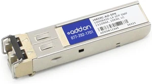 Add-On Computer Products AddOn 5-Pack of HP J4859C Compatible TAA Compliant 1000Base-LX SFP Transceiver (SMF, 1310nm, 10km, LC) Add-On Computer Products AddOn 5-Pack of HP J4859C Compatible TAA Compliant 1000Base-LX SFP Transceiver (SMF, 1310nm, 10km, LC)