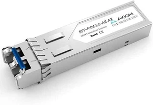 Axiom SFP-FXM/LC-AE-AX SFP (Mini-GBIC) transceiver Module (Equivalent to: Advantech SFP-FXM/LC-AE) - 100Mb LAN - 100Base-FX - LC Multi-Mode - up to 1.2 Miles - 1310 nm Axiom SFP-FXM/LC-AE-AX SFP (Mini-GBIC) transceiver Module (Equivalent to: Advantech SFP-FXM/LC-AE) - 100Mb LAN - 100Base-FX - LC Multi-Mode - up to 1.2 Miles - 1310 nm