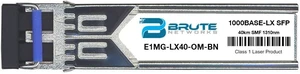E1MG-LX40-OM-BN - 1000BASE-LX 40km 1310nm SFP(Compatible with OEM PN# E1MG-LX40-OM) E1MG-LX40-OM-BN - 1000BASE-LX 40km 1310nm SFP(Compatible with OEM PN# E1MG-LX40-OM)