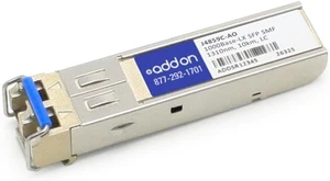 Add On HP J4859C Compatible TAA Compliant 1000Base-LX SFP Transceiver (SMF, 1310nm, 10km, LC) - 100% Compatible and Guaranteed to Work Add On HP J4859C Compatible TAA Compliant 1000Base-LX SFP Transceiver (SMF, 1310nm, 10km, LC) - 100% Compatible and Guaranteed to Work