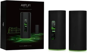AmpliFi Alien WiFi 6 WiFi System, Seamless Whole Home Wireless Internet Coverage, WiFi Router with Touchscreen Display, 4 Gigabit Ethernet Ports, Ethernet Cable, and MeshPoint AmpliFi Alien WiFi 6 WiFi System, Seamless Whole Home Wireless Internet Coverage, WiFi Router with Touchscreen Display, 4 Gigabit Ethernet Ports, Ethernet Cable, and MeshPoint