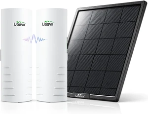 UeeVii 5.8G Point to Point Wireless Bridge Kit with Solar Panel CPE452 UeeVii 5.8G Point to Point Wireless Bridge Kit with Solar Panel CPE452