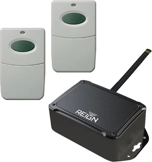 Reign XRE-100 Long Range Relay Extender Kit with 2 TX-100 Transmitters Wireless Gate & Access Control System, AES Encrypted, Up to 1/2 Mile Range Reign XRE-100 Long Range Relay Extender Kit with 2 TX-100 Transmitters Wireless Gate & Access Control System, AES Encrypted, Up to 1/2 Mile Range