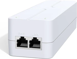 2.5Gb PoE++ Injector 90W, VunLink High Power IEEE 802.3bt Multi-Gig PoE Adapter, 55V Output, 10/100/1000/2500Mbps for WiFi 7 Access Point, PTZ Camera, Video Conference System, Plug & Play, Up to 100m 2.5Gb PoE++ Injector 90W, VunLink High Power IEEE 802.3bt Multi-Gig PoE Adapter, 55V Output, 10/100/1000/2500Mbps for WiFi 7 Access Point, PTZ Camera, Video Conference System, Plug & Play, Up to 100m