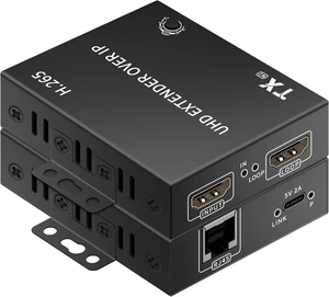 4K HDMI Over Ethernet Extender TCP/IP 492ft 4K HDMI Over Ethernet Extender TCP/IP 492ft