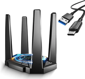 AXE3000 Tri-Band USB WiFi Adapter Linux Raspberry Pi Windows10/11 AXE3000 Tri-Band USB WiFi Adapter Linux Raspberry Pi Windows10/11