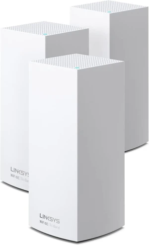 Linksys MX8503 Atlas WiFi 6E Router Home WiFi Mesh System, Tri-Band, 9,000 Sq. ft,195+ Devices, Replaces Routers and Extenders, Gaming & Streaming, Speeds up to (AX8400) 8.4Gbps - 3PK Linksys MX8503 Atlas WiFi 6E Router Home WiFi Mesh System, Tri-Band, 9,000 Sq. ft,195+ Devices, Replaces Routers and Extenders, Gaming & Streaming, Speeds up to (AX8400) 8.4Gbps - 3PK
