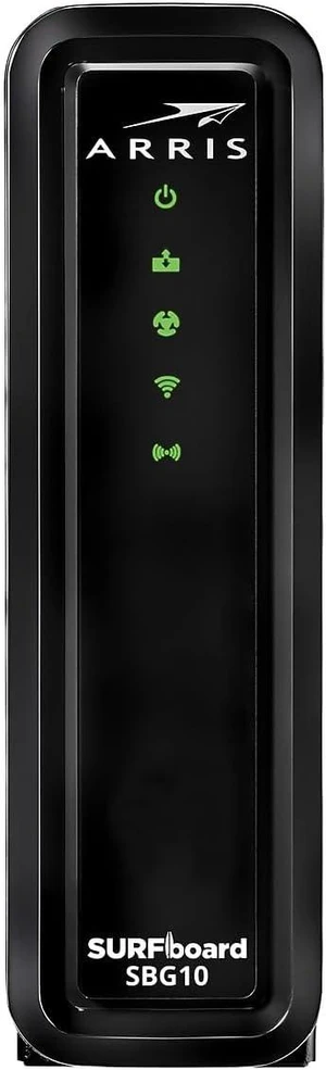 ARRIS Surfboard 16x4 DOCSIS 3.0 Wi-Fi Cable Modem, Model SBG10 (Black) ARRIS Surfboard 16x4 DOCSIS 3.0 Wi-Fi Cable Modem, Model SBG10 (Black)