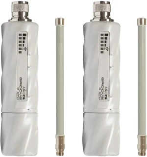 Mikrotik GrooveA 52 ac RBGrooveGA-52HPacn-US 2-Units 2.4/5GHz CPE with 802.11ac and Gigabit Ethernet with Omni Antenna Mikrotik GrooveA 52 ac RBGrooveGA-52HPacn-US 2-Units 2.4/5GHz CPE with 802.11ac and Gigabit Ethernet with Omni Antenna