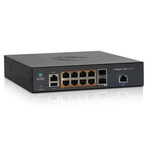 Cambium Networks cnMatrix EX2010-P, Intelligent Ethernet PoE Switch, 8 1G and 2 SFP Fiber Ports (MX-EX2010PxA-U) Cambium Networks cnMatrix EX2010-P, Intelligent Ethernet PoE Switch, 8 1G and 2 SFP Fiber Ports (MX-EX2010PxA-U)