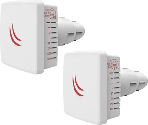 Mikrotik LDF 5 ac 2-Units Outdoor Wireless System with a Built in Antenna Dual Chain 5GHz System with Gigabit Ethernet and 802.11ac Support US Version PRECONFIGURED Mikrotik LDF 5 ac 2-Units Outdoor Wireless System with a Built in Antenna Dual Chain 5GHz System with Gigabit Ethernet and 802.11ac Support US Version PRECONFIGURED