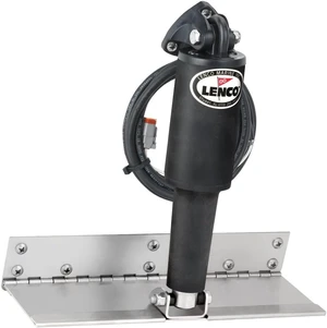Lenco 15052-101 LS Trim Tab Kit - 4" x 12", Standard Finish,Black Lenco 15052-101 LS Trim Tab Kit - 4" x 12", Standard Finish,Black