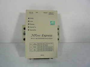 Moxa NPORT DE-211 Serial Device SERVERNEW in A Box- Without Power Adapter Moxa NPORT DE-211 Serial Device SERVERNEW in A Box- Without Power Adapter