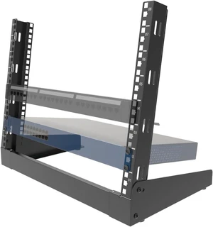 8U Desktop Server Rack 2-Post Free Standing Tabletop Rack 19"W 8U Desktop Server Rack 2-Post Free Standing Tabletop Rack 19"W