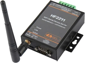 Industrial Modbus WiFi Serial Port Device Server RS232 RS485 RS422 to WiFi Ethernet Converter Network Module Support TCP IP Telnet 110v Industrial Modbus WiFi Serial Port Device Server RS232 RS485 RS422 to WiFi Ethernet Converter Network Module Support TCP IP Telnet 110v