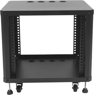 9U Open Frame Server Rack Free Standing and Tabletop Network Server Rack AV Rack with Casters for Networking IT Equipment AV Gear Router Modem (Black, 9U) 9U Open Frame Server Rack Free Standing and Tabletop Network Server Rack AV Rack with Casters for Networking IT Equipment AV Gear Router Modem (Black, 9U)