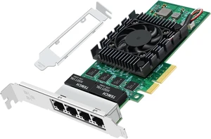 Quad Port Network Card with Intel I211 Chipset,Pice Gigabit Converged Network Adapter Nic Card 4 Rj45 Oports Ethernet Adater for Machine Vision, Industrial Cameras,Server Quad Port Network Card with Intel I211 Chipset,Pice Gigabit Converged Network Adapter Nic Card 4 Rj45 Oports Ethernet Adater for Machine Vision, Industrial Cameras,Server