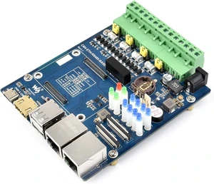 Dual ETH Quad RS485 Base Board (B) for Raspberry Pi Compute Module 4 with Gigabit Ethernet 4CH Isolated RS485 USB2.0 @XYGStudy (CM4-ETH-RS485-BASE-B) Dual ETH Quad RS485 Base Board (B) for Raspberry Pi Compute Module 4 with Gigabit Ethernet 4CH Isolated RS485 USB2.0 @XYGStudy (CM4-ETH-RS485-BASE-B)