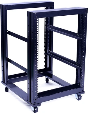 15U 4 Post Open Frame 19inch Server/Audio Steel Rack 31inch Deep Aluminum UL Certified 15U 4 Post Open Frame 19inch Server/Audio Steel Rack 31inch Deep Aluminum UL Certified