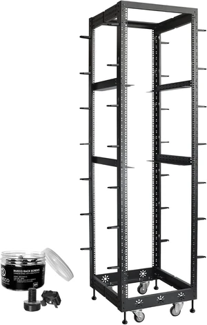 RIVECO 42U 19 Adjustable Depth Server Rack & M6 Rack Mount Screws Cage Nuts 50 Sets RIVECO 42U 19 Adjustable Depth Server Rack & M6 Rack Mount Screws Cage Nuts 50 Sets