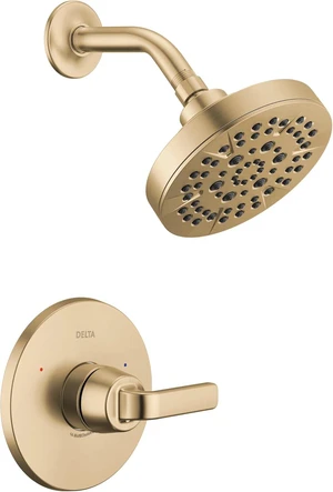 Delta Lineax 14 Series 5-Setting Shower Faucet Set, Brushed Gold Shower Head and Handle Set, Valve Trim Kit, Champagne Bronze T14262-CZ (Valve Not Included) Delta Lineax 14 Series 5-Setting Shower Faucet Set, Brushed Gold Shower Head and Handle Set, Valve Trim Kit, Champagne Bronze T14262-CZ (Valve Not Included)