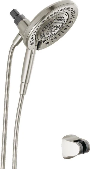 Delta Faucet 7-Setting In2ition Dual Shower Head with Handheld Spray, Brushed Nickel Shower Head with Hose, Showerheads & Handheld Showers, Handheld Shower Heads, Satin Nickel 75687DSN Delta Faucet 7-Setting In2ition Dual Shower Head with Handheld Spray, Brushed Nickel Shower Head with Hose, Showerheads & Handheld Showers, Handheld Shower Heads, Satin Nickel 75687DSN