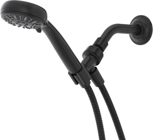 Moen 6-Function Handheld Shower Head with Hose, Detachable Hand Shower, Matte Black, 280H1BL Moen 6-Function Handheld Shower Head with Hose, Detachable Hand Shower, Matte Black, 280H1BL