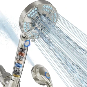 BESAQUO 9 Settings High Pressure Filtered Shower head with Handheld BESAQUO 9 Settings High Pressure Filtered Shower head with Handheld