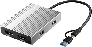 ACASIS USB C to Dual HDMI DisplayLink Adapter for Mac M1/M2/M3/M4/Windows ACASIS USB C to Dual HDMI DisplayLink Adapter for Mac M1/M2/M3/M4/Windows