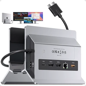 MacBook Docking Station Dual Monitor 4K@60Hz with M.2 NVMe SSD Enclosure MacBook Docking Station Dual Monitor 4K@60Hz with M.2 NVMe SSD Enclosure