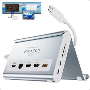 MacBook Docking Station Dual Monitor 4K@60Hz for MacBook Pro/Air M4/M5 MacBook Docking Station Dual Monitor 4K@60Hz for MacBook Pro/Air M4/M5