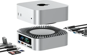 RayCue All-in-One Dock for Mac mini M4 with Smart Displays, NVMe/SATA SSD Enclosure, 4K60Hz HDMI, 10G USB-A/C, 5G USB-A*2, USB-C Charging, SD/TF, Audio Mac mini M4 HUB &Docking Station(2024) RayCue All-in-One Dock for Mac mini M4 with Smart Displays, NVMe/SATA SSD Enclosure, 4K60Hz HDMI, 10G USB-A/C, 5G USB-A*2, USB-C Charging, SD/TF, Audio Mac mini M4 HUB &Docking Station(2024)