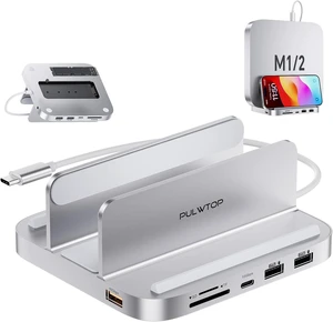 Mac mini Hub with M.2 NVMe 4TB SSD Enclosure for 2018 Later Mac mini M1/M2 Mac mini Hub with M.2 NVMe 4TB SSD Enclosure for 2018 Later Mac mini M1/M2