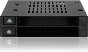 ICY DOCK Dual 2.5 SSD Dock Trayless Hot-Swap SATA / SAS Mobile Rack for Ext 3.5 Bay ICY DOCK Dual 2.5 SSD Dock Trayless Hot-Swap SATA / SAS Mobile Rack for Ext 3.5 Bay