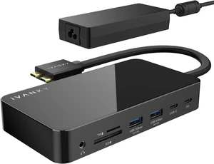 iVANKY 12-in-2 FusionDock 1 for M5 MacBook Dual 4K@60Hz Monitor (Docking Station for M5/M4/M3/M2/M1 Pro/Max Mac)(150W Power Adapter, SD/TF, USB, RJ45, 3.5mm Audio) Plug and Play 5Gbps Dock Hub iVANKY 12-in-2 FusionDock 1 for M5 MacBook Dual 4K@60Hz Monitor (Docking Station for M5/M4/M3/M2/M1 Pro/Max Mac)(150W Power Adapter, SD/TF, USB, RJ45, 3.5mm Audio) Plug and Play 5Gbps Dock Hub