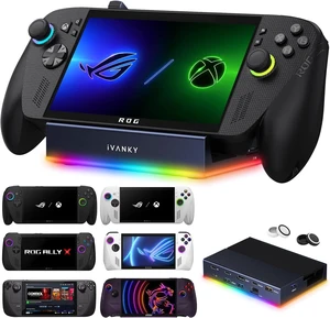 iVANKY 14-in-1 RGB 4K@144Hz Docking Station with 100W PD Charger for Steam Deck OLED/ROG Xbox Ally X/Legion Go, Foldable Dock (Black, Without Power Adapter) iVANKY 14-in-1 RGB 4K@144Hz Docking Station with 100W PD Charger for Steam Deck OLED/ROG Xbox Ally X/Legion Go, Foldable Dock (Black, Without Power Adapter)