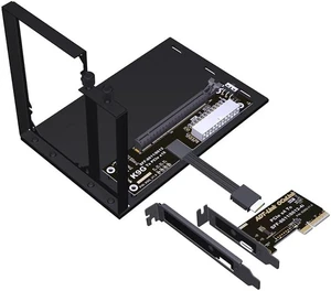 JMT ADT-K993G-BK7 PCIE 5.0 X4 / M.2 NVMe to OCuLink SFF-8611 External Dock Adapter Compatible with NUC STX ITX Motherboard Mini PC (K993G-BK7-R29Q-50cm) JMT ADT-K993G-BK7 PCIE 5.0 X4 / M.2 NVMe to OCuLink SFF-8611 External Dock Adapter Compatible with NUC STX ITX Motherboard Mini PC (K993G-BK7-R29Q-50cm)